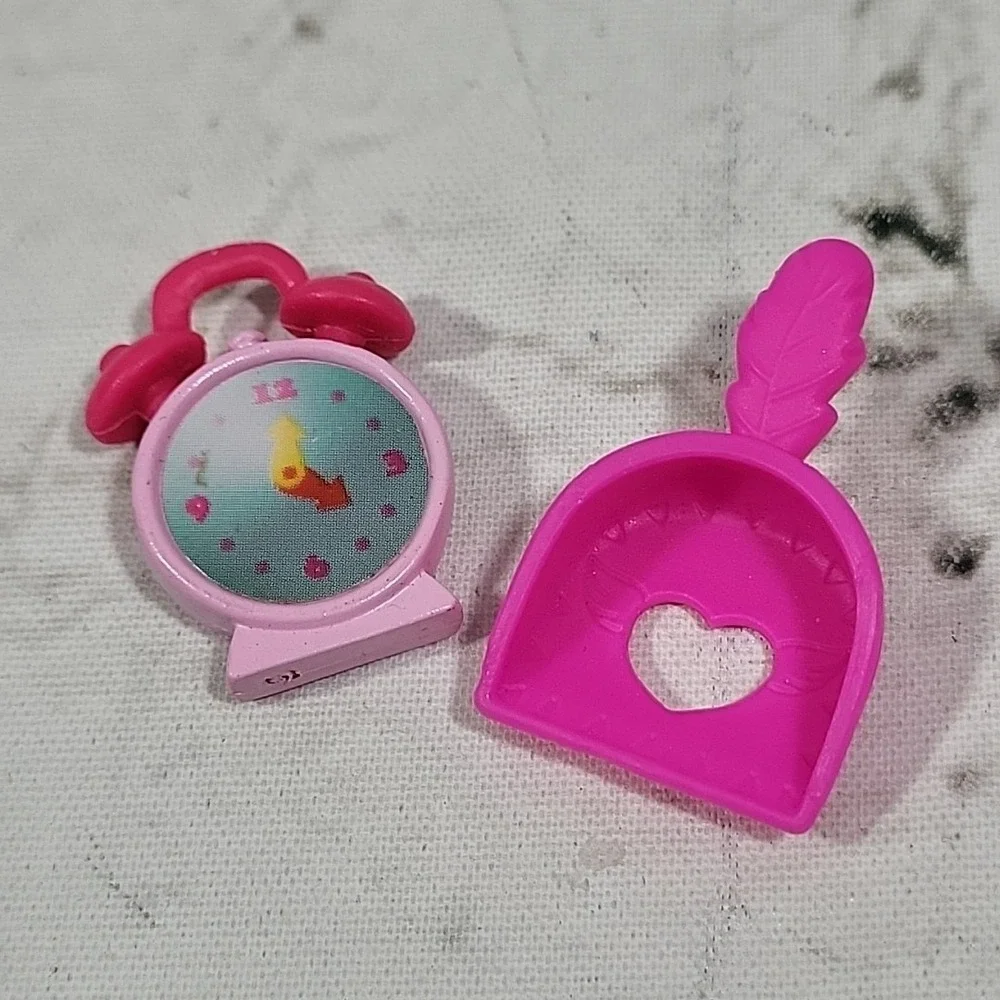 Barbie Doll Pet Sitter Dog Lover Lot Paw Print Dress Puppies Shoes Scoop Clock‎